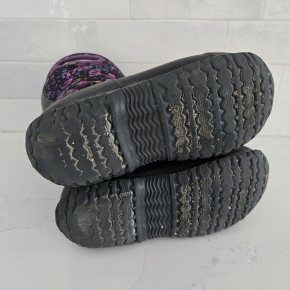 Bogs York Neon Unicorn Classic High Grasp Handles Waterproof Insulated Snow Boot - Picture 8 of 9